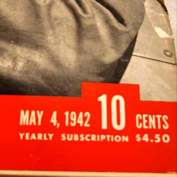 VINTAGE Life Magazine May 4th 1942 A Chinese Soldier & WWII - Picture 5 of 10